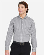 Devon & Jones Men's CrownLux Performance® Gingham Dress Shirt DG536
