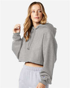 Champion Women's Reverse Weave® Hooded Cropped Sweatshirt RW01W