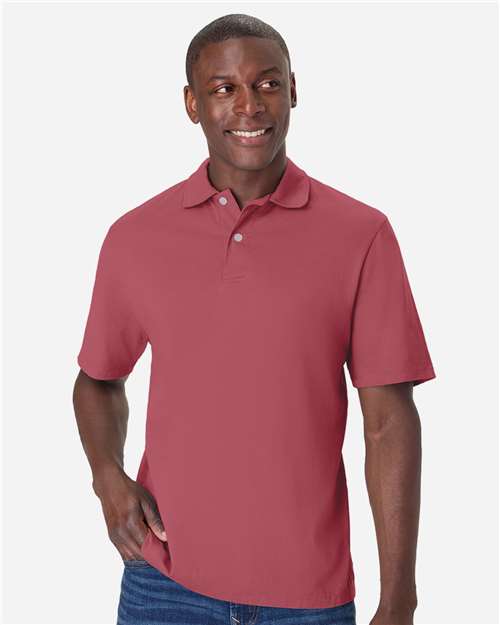 ComfortWash by Hanes Men's Garment-Dyed Jersey Polo GDH116