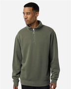 Independent Trading Co. Unisex Pigment-Dyed Quarter-Zip Pullover PRM4600QZ