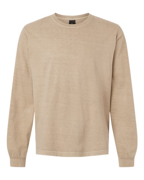 BELLA + CANVAS Unisex Heavyweight Garment-Dyed Long Sleeve Tee 4851GD