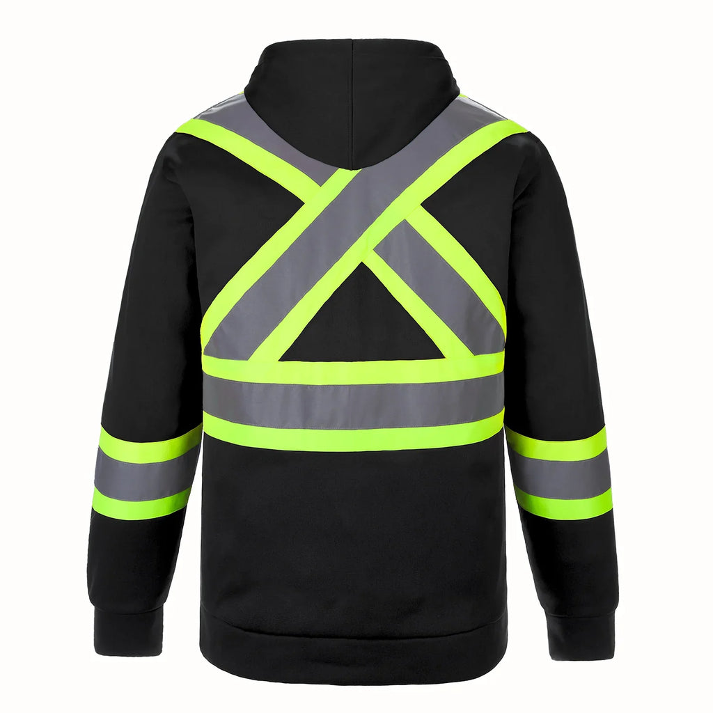 CX2 L01375 | Adult Hi-Vis Pullover Hooded Sweatshirt
