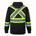 CX2 L01375 | Adult Hi-Vis Pullover Hooded Sweatshirt
