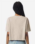 American Apparel Women's Garment-Dyed Heavyweight Cropped Tee 1302GD
