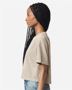 American Apparel Women's Garment-Dyed Heavyweight Cropped Tee 1302GD