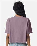 American Apparel Women's Garment-Dyed Heavyweight Cropped Tee 1302GD