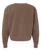 Comfort Colors Women's Garment-Dyed Mid-Length Crewneck Sweatshirt 1566L