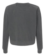 Comfort Colors Women's Garment-Dyed Mid-Length Crewneck Sweatshirt 1566L