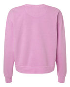 Comfort Colors Women's Garment-Dyed Mid-Length Crewneck Sweatshirt 1566L