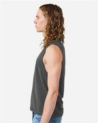 American Apparel Unisex Heavyweight Cotton Garment-Dyed Mid-Length Muscle Tee 207GD