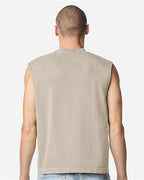 American Apparel Unisex Heavyweight Cotton Garment-Dyed Mid-Length Muscle Tee 207GD
