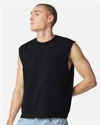 American Apparel Unisex Heavyweight Cotton Garment-Dyed Mid-Length Muscle Tee 207GD