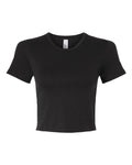 American Apparel Women's Baby Rib Cropped Tee BR210