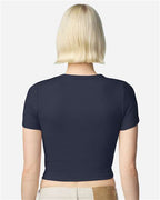 American Apparel Women's Baby Rib Cropped Tee BR210