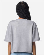 American Apparel Women's French Terry Mid-Length Boxy Top FTCB0