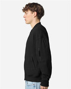 American Apparel Unisex French Terry Bomber Jacket FTJ77