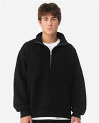 BELLA + CANVAS Unisex 10 oz Quarter-Zip Pullover Sweatshirt 4740
