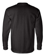 Bayside Unisex USA-Made Long Sleeve Pocket T-Shirt 8100
