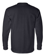 Bayside Unisex USA-Made Long Sleeve Pocket T-Shirt 8100