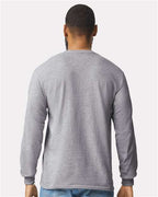 Gildan Unisex Ultra Cotton® Long Sleeve Pocket T-Shirt 2410