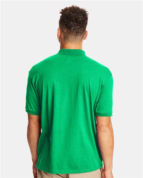 Hanes Men's EcoSmart® Jersey Polo 054X