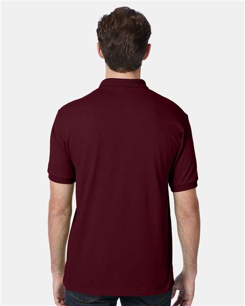 Hanes Men's EcoSmart® Jersey Polo 054X