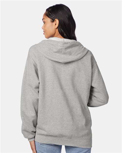 Hanes Unisex EcoSmart® Full-Zip Hooded Sweatshirt P180