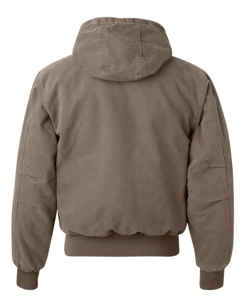 DRI DUCK Men's Cheyenne Boulder Cloth™ Hooded Jacket with Tricot Quilt Lining 5020