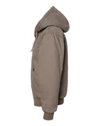 DRI DUCK Men's Cheyenne Boulder Cloth™ Hooded Jacket with Tricot Quilt Lining 5020