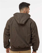 DRI DUCK Men's Cheyenne Boulder Cloth™ Hooded Jacket with Tricot Quilt Lining 5020