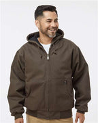 DRI DUCK Men's Cheyenne Boulder Cloth™ Hooded Jacket with Tricot Quilt Lining 5020