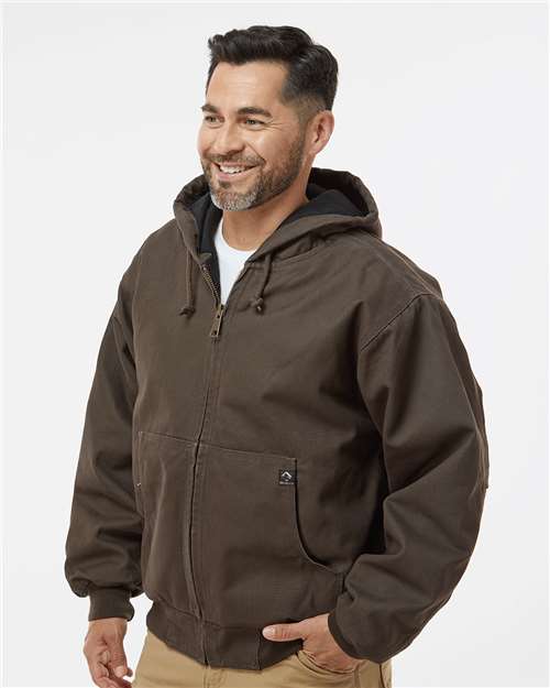 DRI DUCK Men's Cheyenne Boulder Cloth™ Hooded Jacket with Tricot Quilt Lining 5020