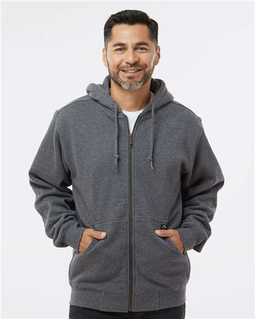 DRI DUCK Men's Crossfire Heavyweight Power Fleece Hooded Jacket with Thermal Lining 7033