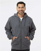 DRI DUCK Men's Crossfire Heavyweight Power Fleece Hooded Jacket with Thermal Lining 7033