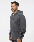 DRI DUCK Men's Crossfire Heavyweight Power Fleece Hooded Jacket with Thermal Lining 7033