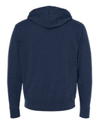 Independent Trading Co. Unisex Heathered French Terry Full-Zip Hooded Sweatshirt PRM90HTZ