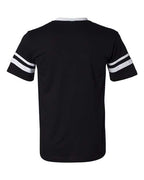 Augusta Sportswear V-Neck Jersey with Striped Sleeves 360