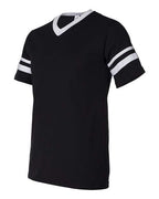 Augusta Sportswear V-Neck Jersey with Striped Sleeves 360