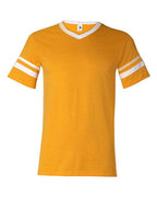 Augusta Sportswear V-Neck Jersey with Striped Sleeves 360