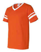 Augusta Sportswear V-Neck Jersey with Striped Sleeves 360