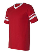 Augusta Sportswear V-Neck Jersey with Striped Sleeves 360