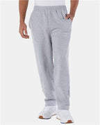 Champion Unisex Powerblend® Open-Bottom Sweatpants with Pockets P800