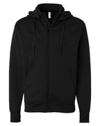 Independent Trading Co. Unisex Poly-Tech Full-Zip Hooded Sweatshirt EXP80PTZ