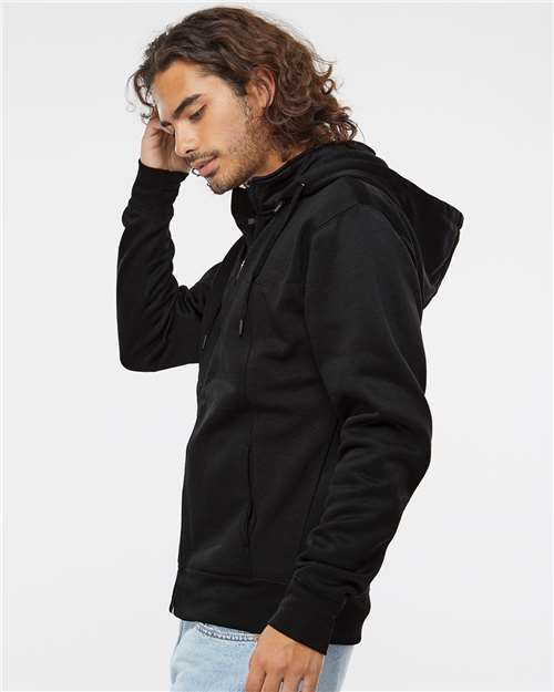Independent Trading Co. Unisex Poly-Tech Full-Zip Hooded Sweatshirt EXP80PTZ