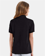 Hanes Youth EcoSmart® Jersey Polo 054Y
