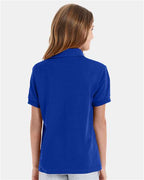 Hanes Youth EcoSmart® Jersey Polo 054Y