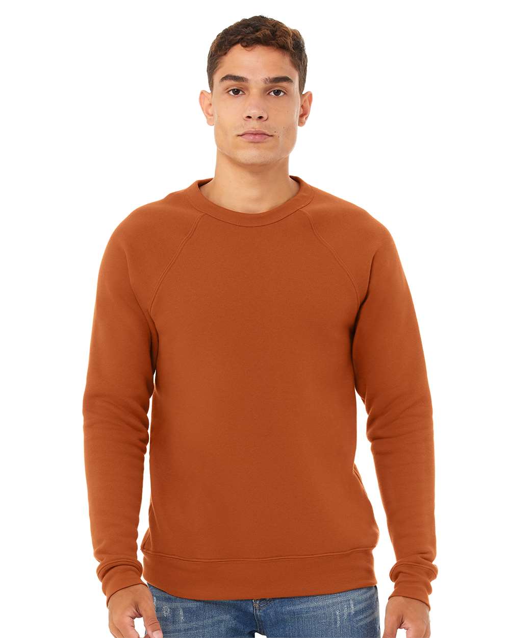 Custom Unisex Sponge Fleece Raglan Crewneck Sweatshirt – Add Your Logo or Design