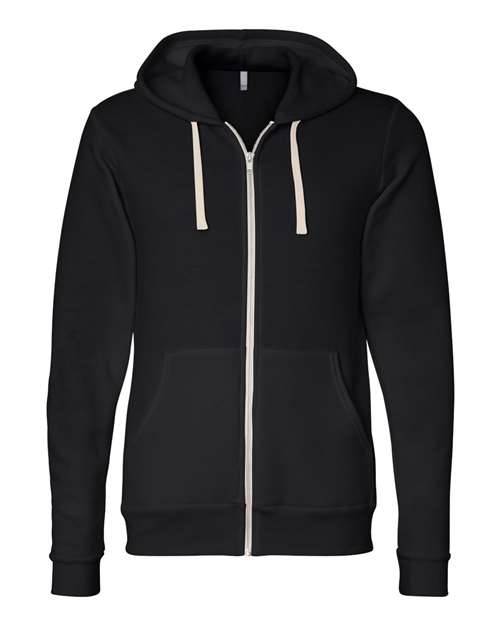 BELLA + CANVAS Unisex Triblend Sponge Fleece Full-Zip Hoodie Sweatshirt 3909
