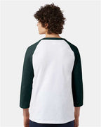 Champion Unisex Raglan Sleeve Baseball T-Shirt T137