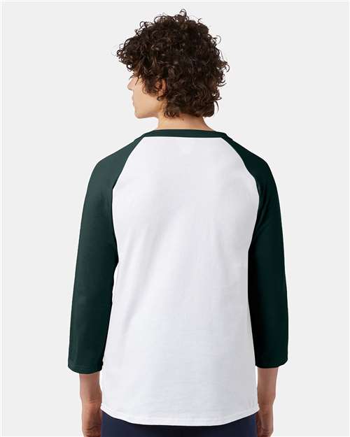 Champion Unisex Raglan Sleeve Baseball T-Shirt T137